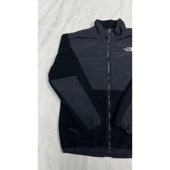 The North Face Girls Fleece Jacket Black Pockets Full Zip Polartec Size XL - Picture 2 of 9